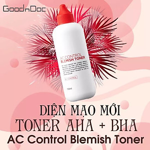 Nước Hoa Hồng Khôi Phục Da Mụn GoodnDoc Ac Control Blemish Emulsion 150ml