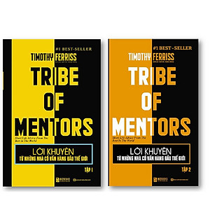 BIZBOOKS - Bộ 2 Cuốn Sách Lời Khuyên Từ Những Nhà Cố Vấn Hàng Đầu Thế Giới – Tribe Of Mentor (Tập 1 + Tập 2)– MinhAnBooks