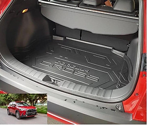 Lót cốp nhựa, khay cốp dẻo dành cho TPO TOYOTA CROSS 2020