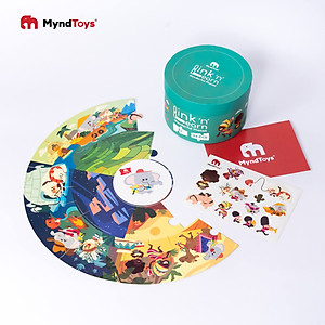 Đồ Chơi Giáo Dục, Bộ Xếp Hình Myndtoys Link ‘n’ Learn - Wonderful Planet - Dành Cho Bé Trên 3 Tuổi