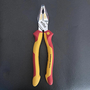 Kìm đa năng trợ lực 200mm Wiha cách điện 1000V 26714