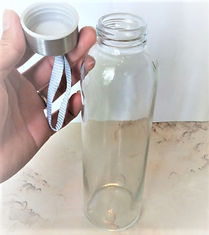 Combo 10 Chai Thủy Tinh đựng nước 500ML - Nắp Thiếc vặn có dây treo (Bình thủy tinh đựng nước, đựng sữa - Chai thủy tinh đựng nước ép)