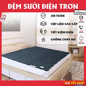 Đệm Điện Nỉ 4 Lớp Siêu Nhẹ Mềm Mịn Tự Điều Chỉnh Cấp Độ Nóng, Đệm Sưởi Điện, Thảm Sưởi Dùng Gia Đình Giao Màu Ngẫu Nhiên