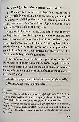 Luật Xử Lý Vi Phạm Hành Chính ( Sửa Đổi, Bổ Sung Năm 2025 )