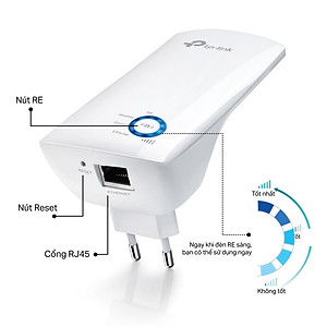 Bộ Mở Rộng Sóng Wifi TP-Link TL-WA850RE Chuẩn N 300Mbps - Hàng Chính Hãng