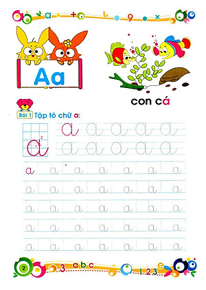 Tủ Sách Bé Vào Lớp 1 - Bé Tập Tô Và Làm Quen Với Chữ Cái (Tập 1)(Tái Bản)