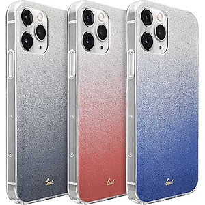 Ốp lưng nhựa cứng giả kính Laut Ombre Sparkle iP 12/12 Pro/12 Pro Max - Hàng chính hãng