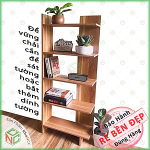 (Nội Thất Đẹp) Kệ Sách Gỗ 5 Tầng Đa Năng Thiết Kế Thông Minh - Không Gian Đẹp Cho Nhà - Văn Phòng - KLM-KG5TT