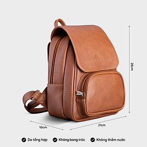 Balo Lata ( Thời trang nữ tiện lợi cỡ trung - Balo da BAL41 )