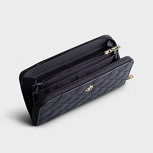 Ví Yuumy ( Thời trang nữ họa tiết caro - Ví da Seasand YV74 )