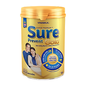 Bộ 3 Lon Sữa bột Vinamilk Sure Prevent Lon 400g