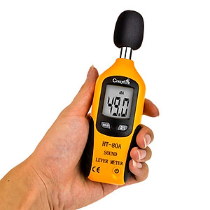 Decibel Meter, Digital Sound Level Meter HT-80A Audio Noise Measure Device Dual Ranges