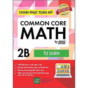 Sách Chinh Phục Toán Mỹ - Common Core Math (Tập 2B)