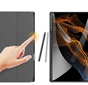 Bao Da Cho Samsung Galaxy Tab S10 FE , S10 FE Plus Chính Hãng Dux Ducis Domo Có Khay Đựng Bút Tiện Lợi- Hàng nhập khẩu 
