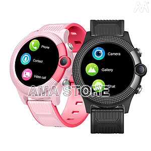 Đồng hồ Thông minh Định vị có Rung, gọi Điện thoại, Video Call, thay được Nhạc chuông AMA Watch D36 Tiếng Việt dành cho Trẻ em, Học sinh Hàng nhập khẩu