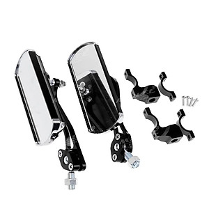Gương Chiếu Hậu Xe Đạp quan sát chiếu hậu xe đạp/ xe đạp điện 360 độ (2 chiếc/ bộ), chất liệu hợp kim nhôm (đã kèm theo pad chân gương lỗ 8mm) - Mai Lee