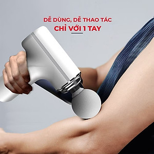 ￼[LOẠI 1 PIN KHỎE] Máy massage cầm tay, máy massage cổ vai gáy 6 Cấp Độ Chuyên Sâu Đa Năng Bảo Hành 12 Tháng