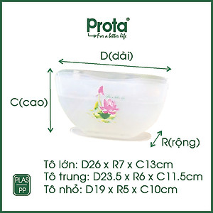 Tô Nhúng Bánh Tráng 3 Ngăn Loại Lớn Prota