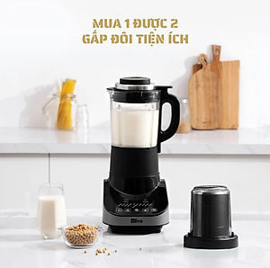 Máy Nấu Sữa Hạt Olivo CB20 Thương Hiệu Mỹ Cao Cấp Gồm 12 Chức Năng Tự Vệ Sinh Khử Khuẩn - Hàng Chính Hãng