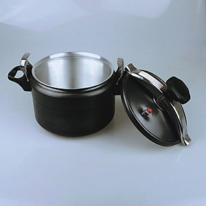 Nồi áp suất đun ga đáy từ 5L size 22cm AG198 dùng được trên cả bếp từ và các bếp khác, màu ngẫu nhiên-hàng chính hãng