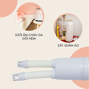 Máy Sấy Quần Áo, Chăn Nệm, Giày Mishio MK308 có chức năng diệt khuẩn UV - Hàng chính hãng