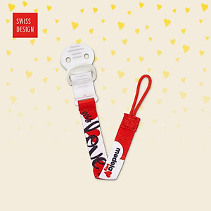 Medela Dây kẹp giữ núm ti ngậm bằng nhựa, Mới 100%,Thiết kế đa năng phù hợp với hầu hết các loại ty ngậm, Không chứa BPA