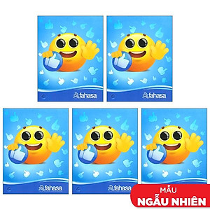 Combo 5 Tập Học Sinh 4 Ly Ngang 96 Trang ĐL 60g/m2 - FAHASA (Mẫu Màu Giao Ngẫu Nhiên)