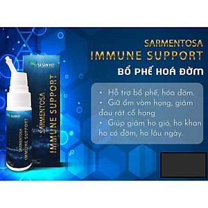 Bổ phế hóa đờm Sa Sâm Việt - Dạng chai xịt 75ml [450 lần xịt]- Dùng cho cả gia đình từ trẻ 1 tuổi - Vị ngon tuyệt hảo, Cắt cơn ho, bổ phế, hóa đờm, giảm đau rát họng do ho kéo dài - 100% từ dược liệu thiên nhiên, thay thế kháng sinh