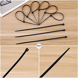 Túi 100 Dây Thít Nhựa Dây Rút Lạt Nhựa Buộc Treo Đánh Dấu Cố Định Vật Dụng 3x150 4x250 Tiện Lợi