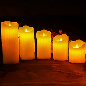 Nến Điện Tử Tim Lắc Cao Cấp Mô Phỏng Như Nến Sáp Tặng Kèm Pin