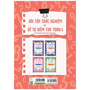 Sách Bài Tập Trắc Nghiệm Và Đề Tự Kiểm Tra Toán 5