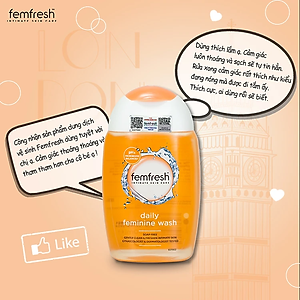  Dung dịch vệ sinh phụ khoa cao cấp Femfresh giúp làm sạch thơm, kháng viêm, kháng khuẩn, phòng viêm nhiễm cho cả nữ và nam - QuaTangMe Extaste