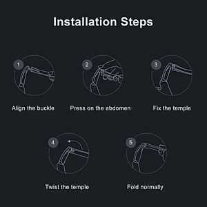 XIAOMI Kính Mát Gọng Vuông Thời Trang Cho Nam Nữ