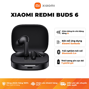 Tai Nghe Bluetooth Xiaomi Redmi Buds 6 - Hàng Chính Hãng, Bảo Hành 6 Tháng
