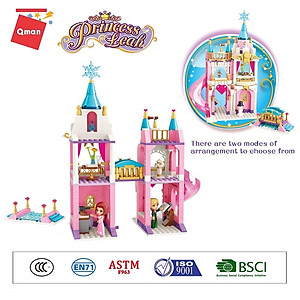 Đồ chơi lắp ráp, xếp hình Qman 2615 – Ngôi nhà ngắm cảnh (405 mảnh ghép)