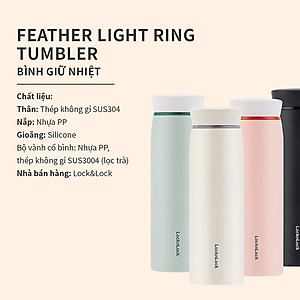Bình giữ nhiệt LocknLock Feather Light Ring 460ml