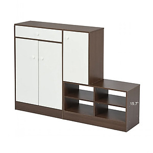 Tủ để giầy bằng gỗ thiết kế thông minh SMLIFE Raizen