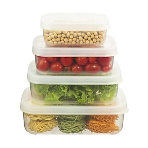 Hộp Đựng Thực Phẩm, Thức Ăn Bằng Nhựa Cao Cấp Hokkaido Inochi Nhật Bản - Đảm bảo an toàn cho sức khỏe - Hình Chữ Nhật - Nhiều Màu