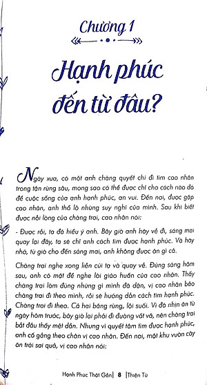 Sách Hạnh Phúc Thật Gần