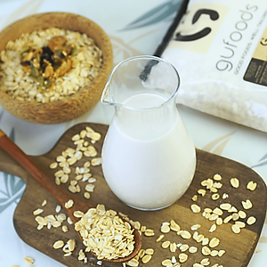 Yến mạch tươi GUfoods - Giàu chất xơ & protein thực vật, Tốt cho sức khoẻ, Healthy, Lành mạnh, Tập gym, Eat clean