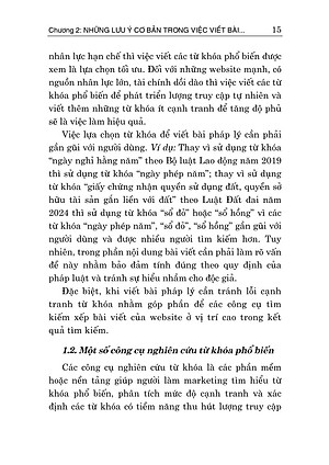 Kỹ năng cơ bản về viết bài pháp lý chuẩn SEO - bản in 2025