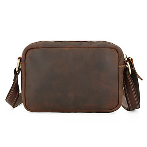 Túi đeo chéo nam DA BÒ THẬT – BEE GEE DCN9343