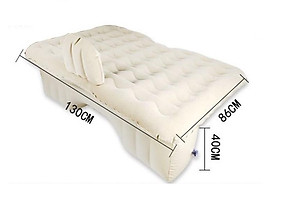 Đệm giường hơi xe ô tô loại tốt - đệm hơi ghế sau ô tô vải nhung dùng cho ô tô bán tải ô tô 5 chỗ, ô tô 7 chỗ