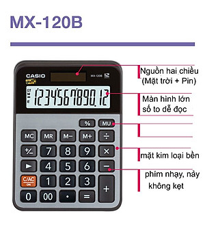 Máy Tính Để Bàn Casio MX-120B