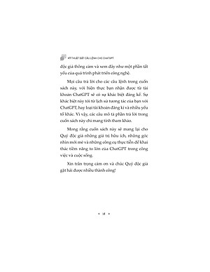 Sách - Kỹ Thuật Đặt Câu Lệnh Cho Chat GPT