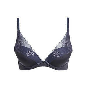 Áo lót nữ nâng ngực cúp V Triumph Style Festive WHU DV 7728 có gọng, đệm mút vừa phối viền ren