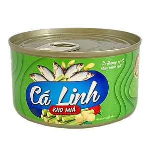 LỐC 6 HỘP CÁ LINH KHO MÍA  ĐÓNG HỘP - 210G - CHÍNH HÃNG ANTESCO - ĐẶC SẢN AN GIANG CÁ ĐÓNG HỘP - DÙNG KÈM MẮM CÁ LINH CHƯNG - CLKMX6