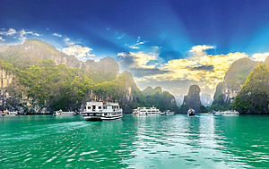 Bộ tranh xếp hình cao cấp 1000 mảnh ghép – Vịnh Hạ Long (50x79cm)