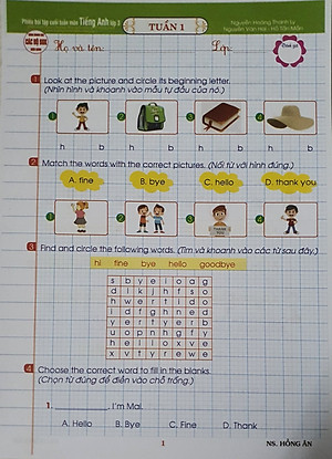 Sách Phiếu Bài Tập Cuối Tuần Môn Tiếng Anh Lớp 3 ( biên soạn theo chương trình GDPT Mới )