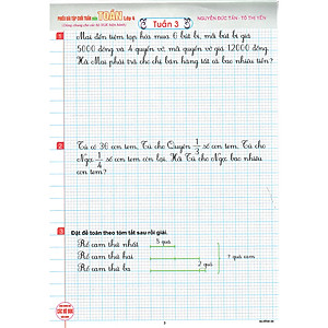  phiếu bài tập cuối tuần môn toán lớp 4 (dùng chung cho các bộ sgk hiện hành)